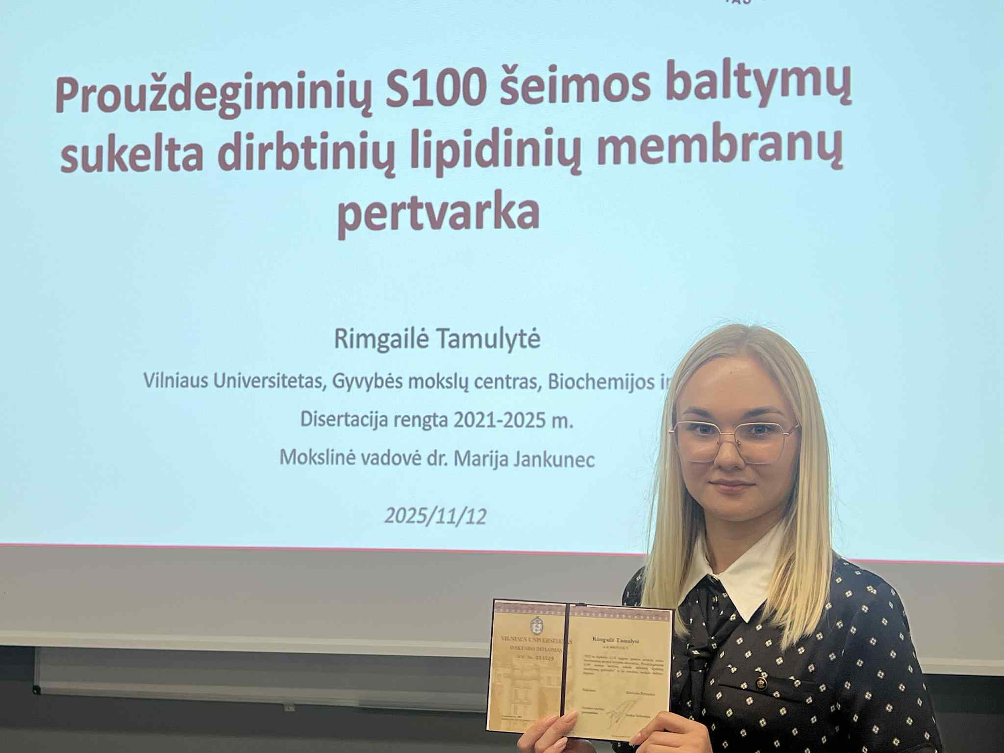 Rimgailė Tamulytė. Nuotr. VU GMC