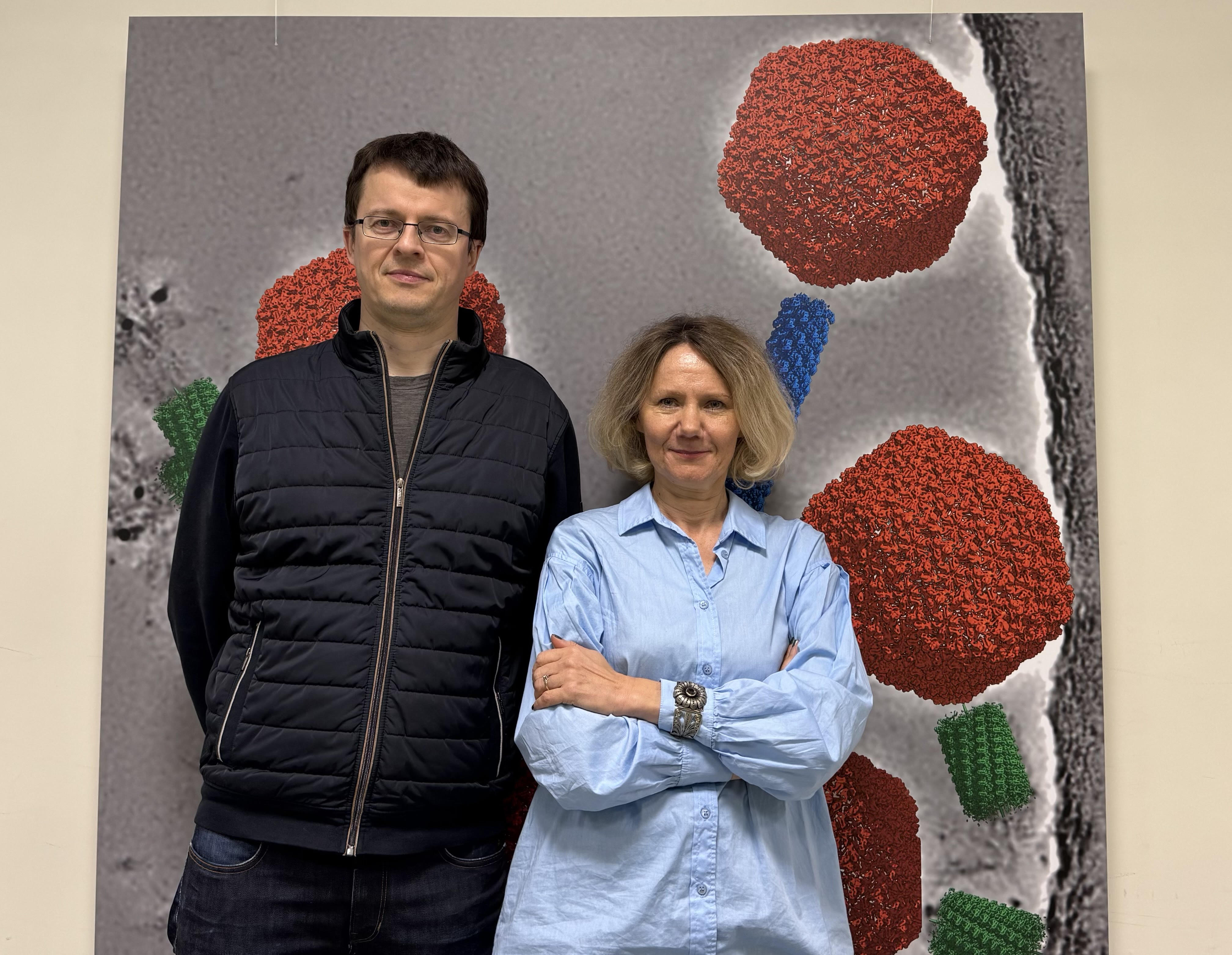 Prof. Vytautė Starkuvienė-Erfle and Dr. Giedrius Sasnauskas. Photo from personal archive