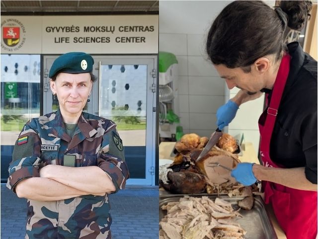 Kristina Slavuckytė ir dr. Stephen Jones. Asmeninio archyvo nuotr.